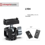 Leaplight action camera quick-release gimbal, all-metal magnetic quick-release spherical base, tripod adapter accessories, screen orientation adjustment, compatible with DJI Inspire action cameras - LYD4