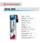 CODDAR 1S 500MAH 3.7V 100C LiPo Battery PH2.0