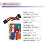 CODDAR 6S 1100MAH 22.2V 140C LiPo Battery XT60 - CD6S1100140
