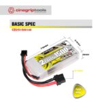 CODDAR 2S 1500MAH 7.4V 140C LiPo Battery XT60